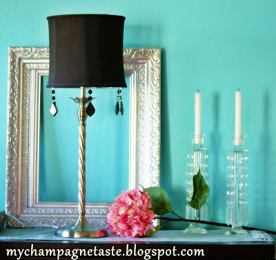 Glaming Up a Boring Table Lamp