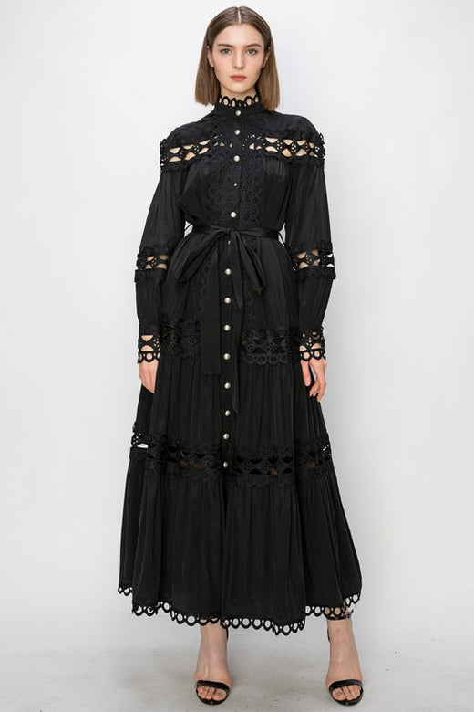 Layali Black Dress