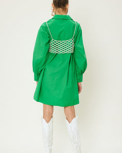 Hala Shirt Dress (Green)