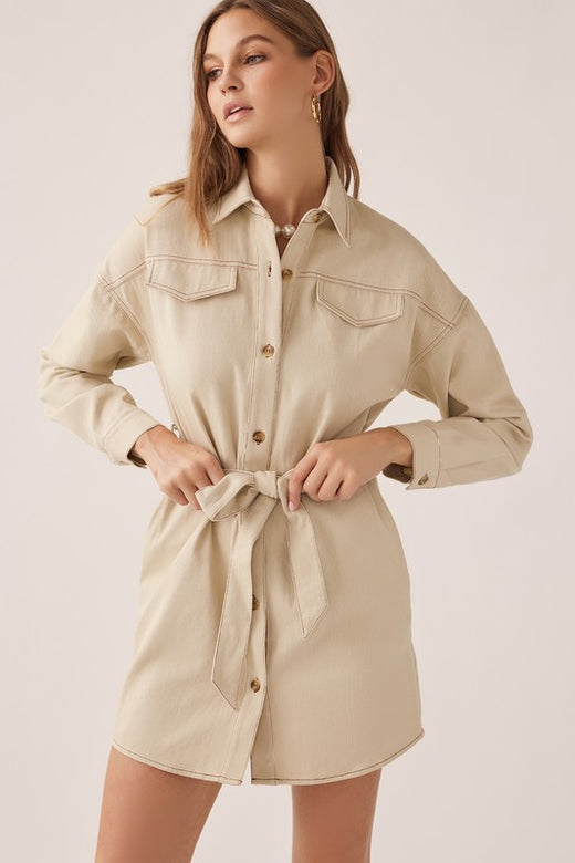 Rawia Dress (Beige)