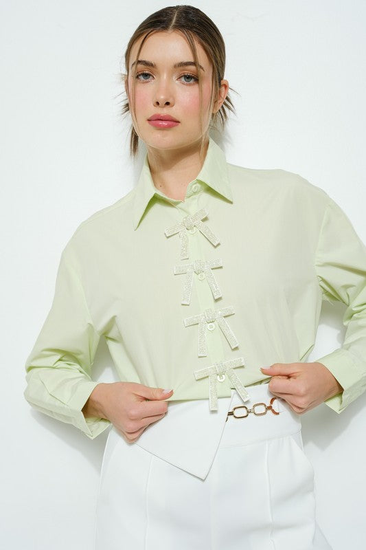 Nassima Blouse (Mint)