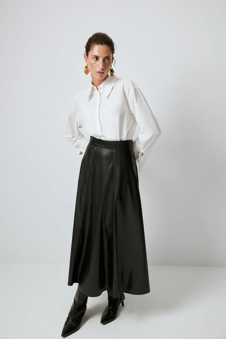 Alya Skirt (Burgundy)