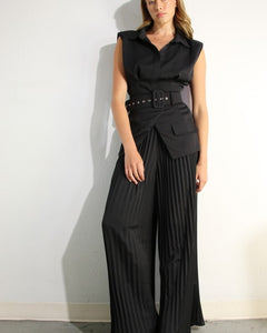Nazha Pants Set (Black)