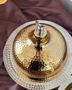 طبق القبة الخلصة (ذهبي)
