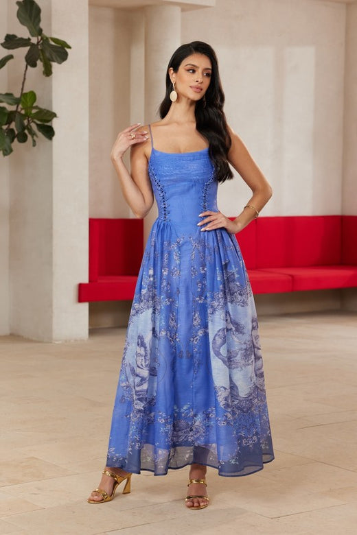 Hadia Dress (Blue)