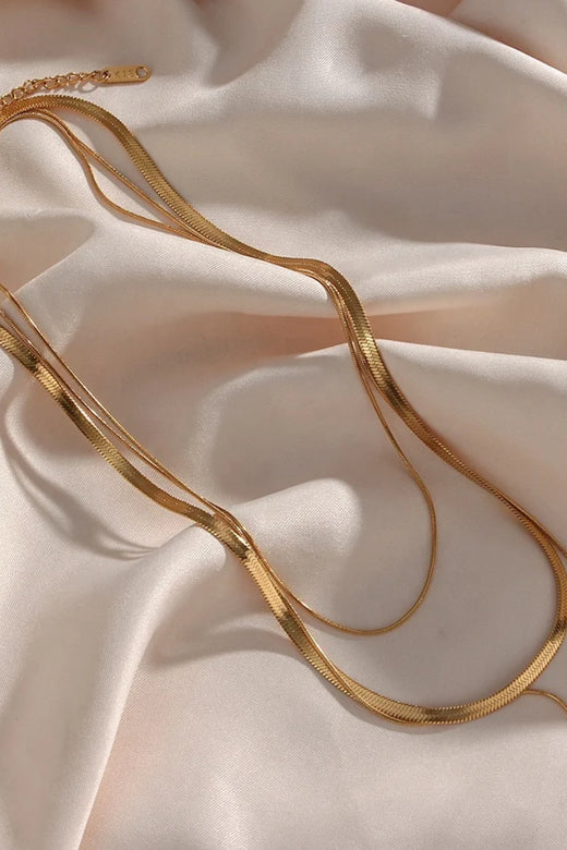 Layered Necklace ( Gold Plated )