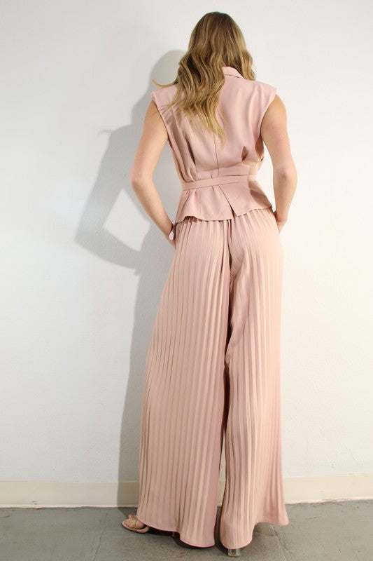 Nazha Pants Set (Pink)