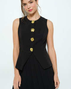 Reema Vest (Black)