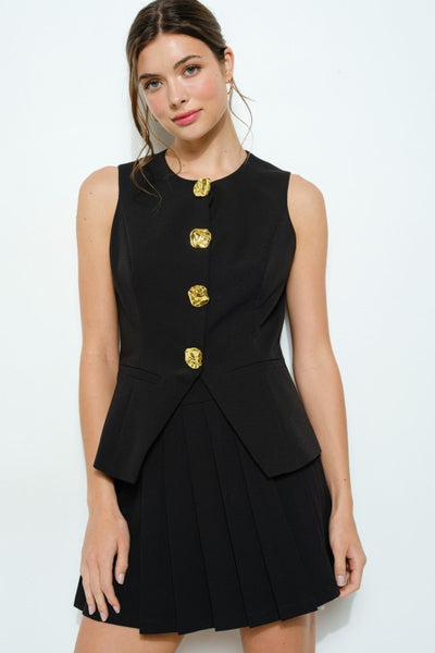 Reema Vest (Black)