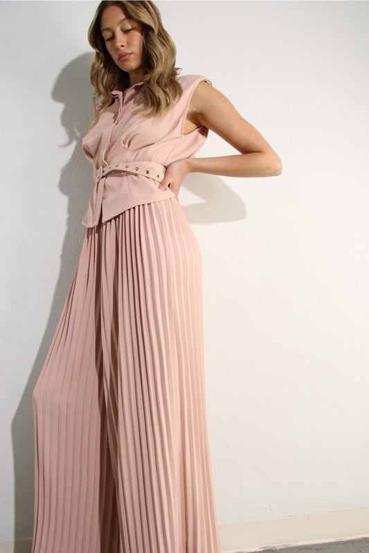 Nazha Pants Set (Pink)