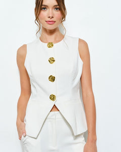 Reema Vest (White)