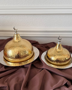 طبق القبة الخلصة (ذهبي)