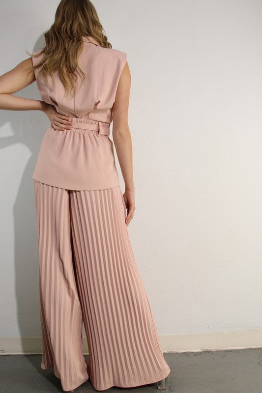 Nazha Pants Set (Pink)