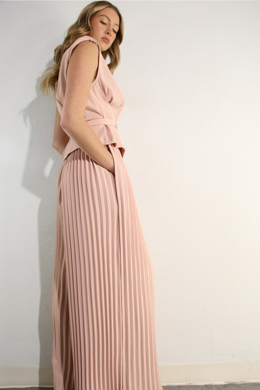 Nazha Pants Set (Pink)