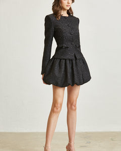 Saria Skirt Set (Black)