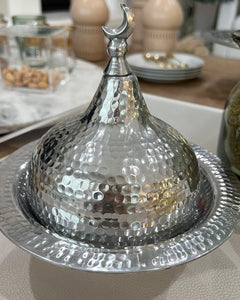 طبق القبة الخلصة (فضي)