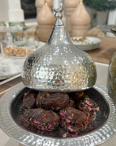 طبق القبة الخلصة (فضي)