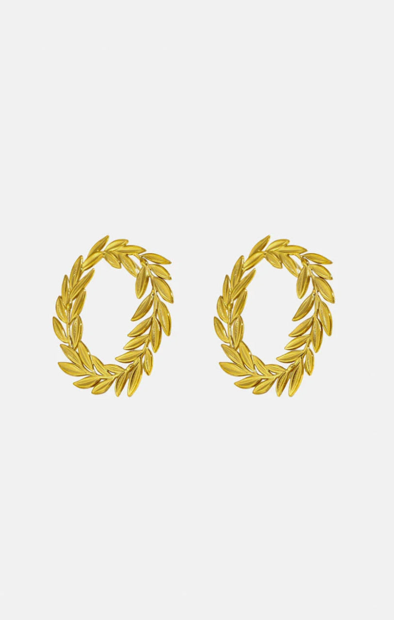 Greek Earrings ( Gold Plated)