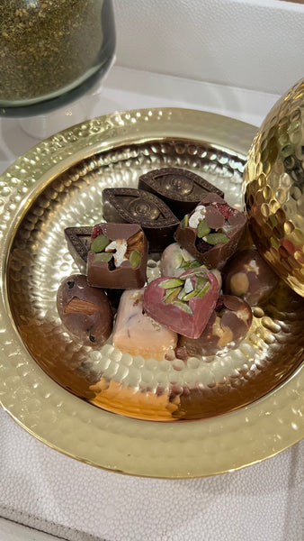 طبق القبة الخلصة (ذهبي)