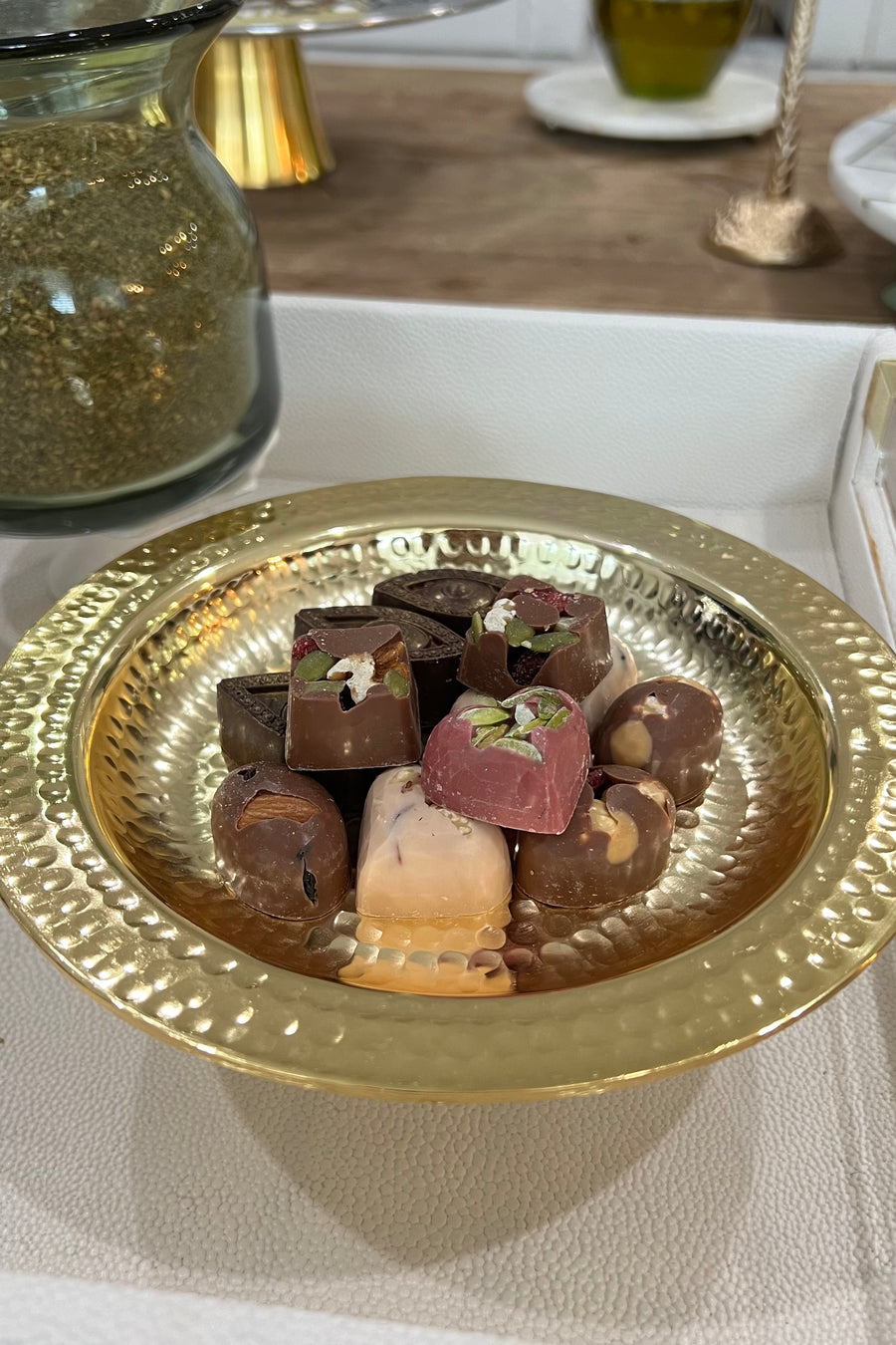 طبق القبة الخلصة (ذهبي)