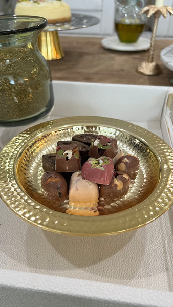 طبق القبة الخلصة (ذهبي)