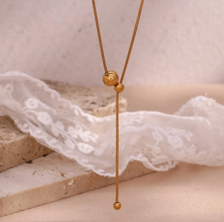 2 in 1 Necklace ( Gold Plated )