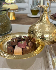 طبق القبة الخلصة (ذهبي)
