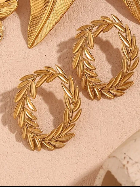 Greek Earrings ( Gold Plated)