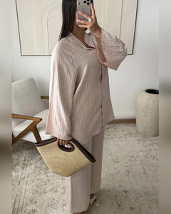Esraa Pants Set (Pink)