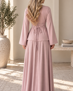 Rahaf Skirt Set (Mauve)