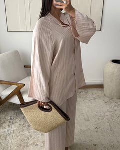 Esraa Pants Set (Pink)