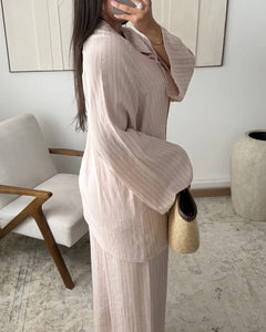 Esraa Pants Set (Pink)