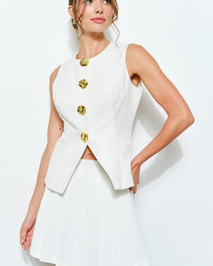 Reema Vest (White)