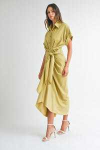 Farah Dress (Lime)