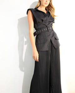 Nazha Pants Set (Black)