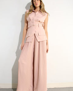 Nazha Pants Set (Pink)