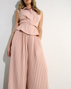 Nazha Pants Set (Pink)