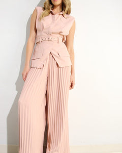 Nazha Pants Set (Pink)