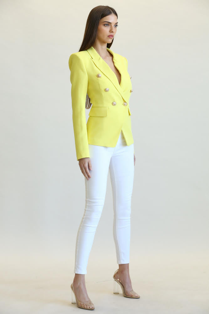 Salma Blazer ( Yellow)