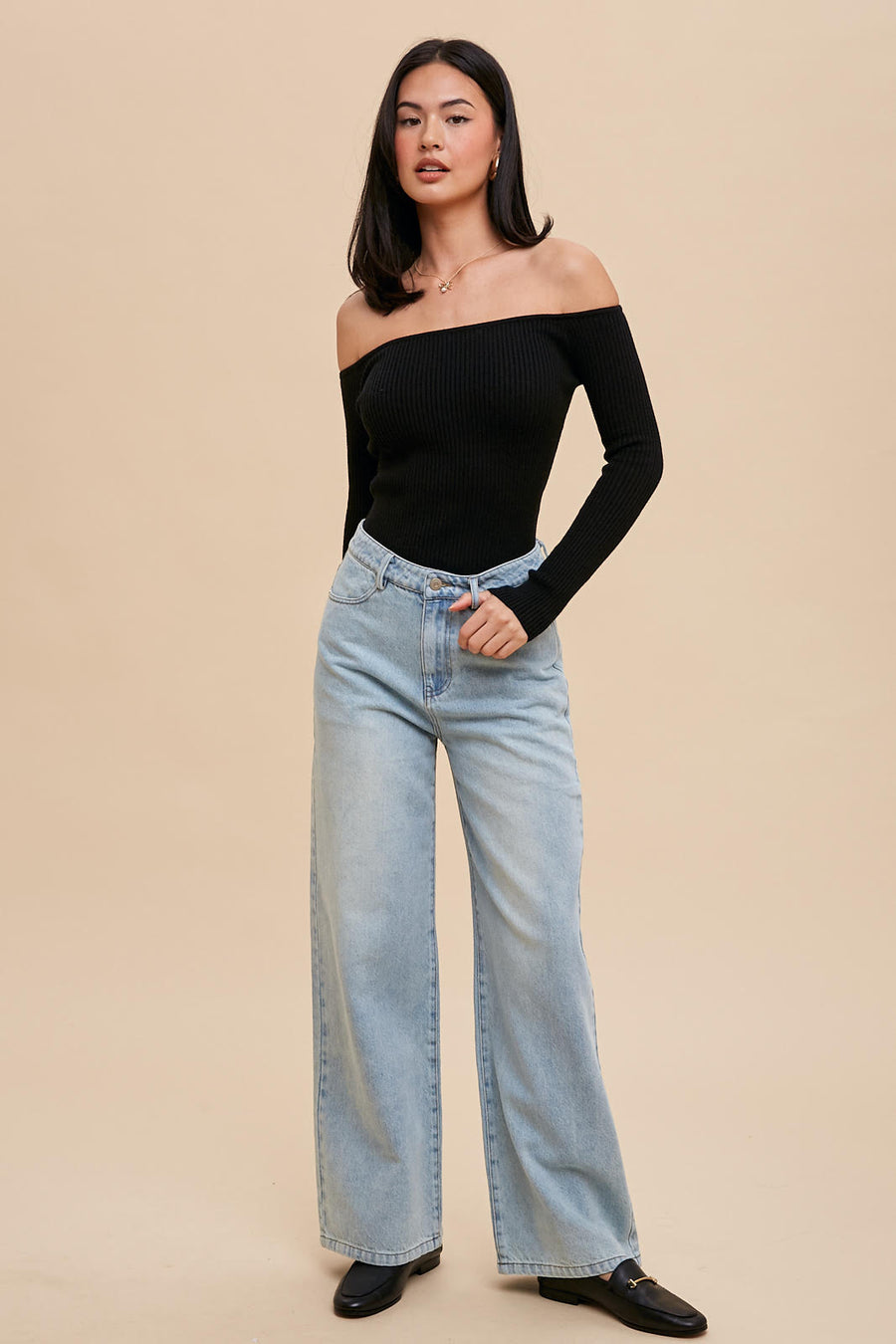 جينز مريح (غسل فاتح)