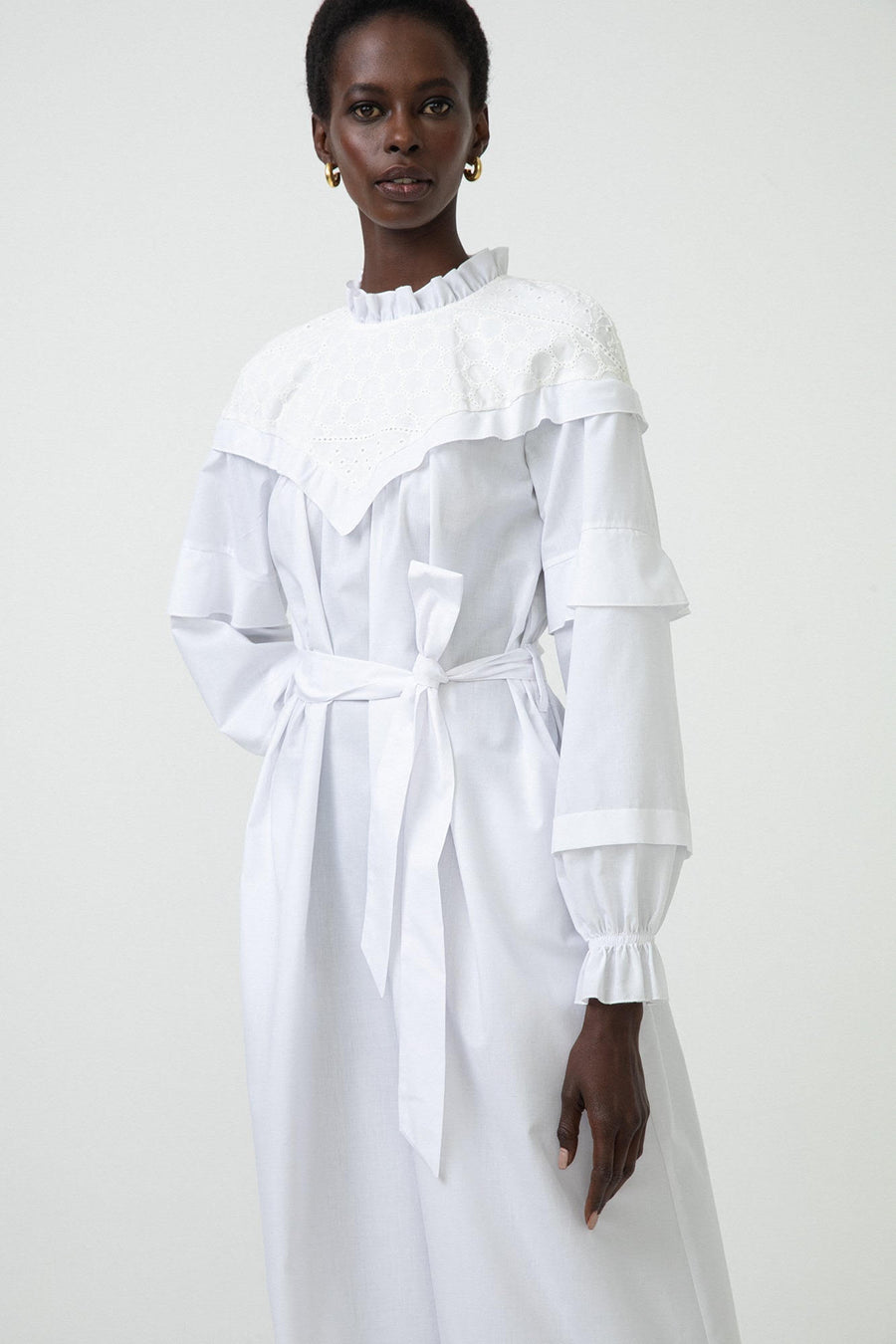 Norma Dress ( Off White)