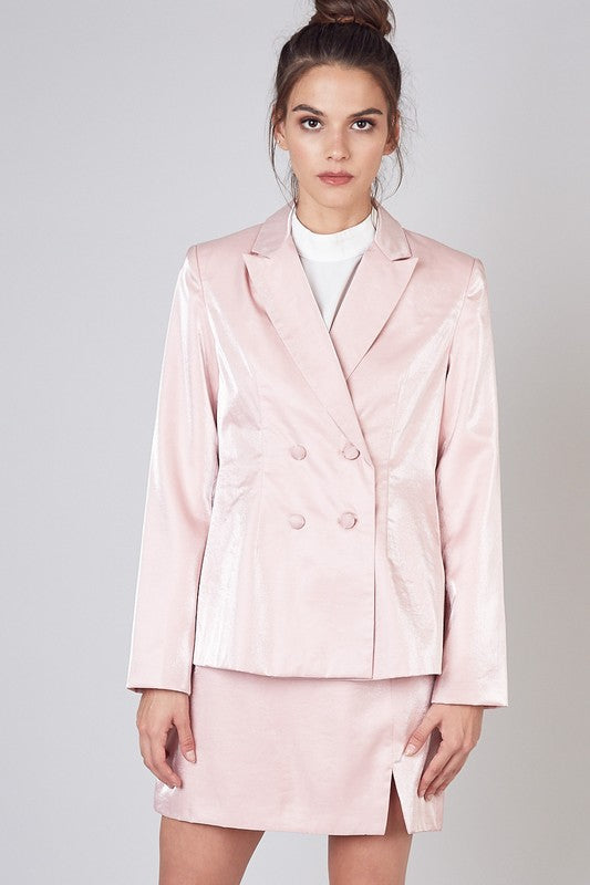 Lara Metallic Blazer.
