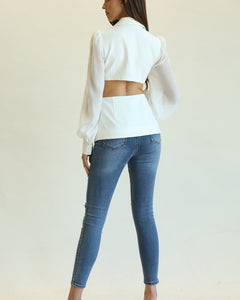 Dunia Blazer (White)