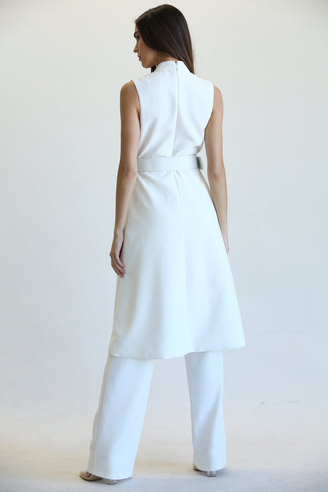 Tasneem Pants Suit ( White)