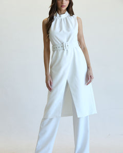 Tasneem Pants Suit ( White)