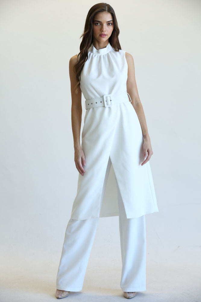 Tasneem Pants Suit ( White)