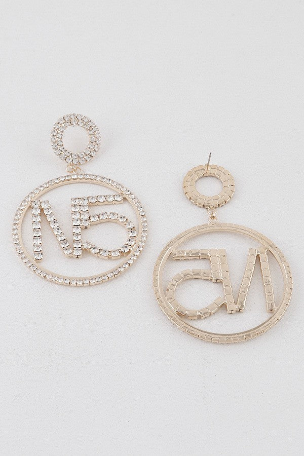 Numero 5 Earrings