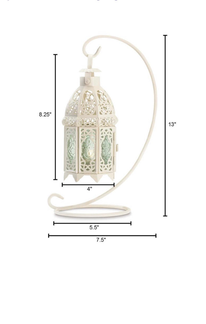Fez Lantern With Stand (Set of 2)