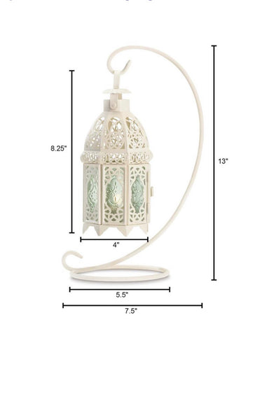 Fez Lantern With Stand (Set of 2)